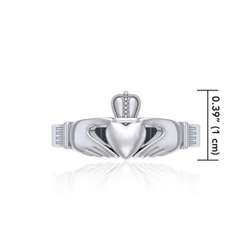 Irish Claddagh Silver Ring TR240 - Jewelry